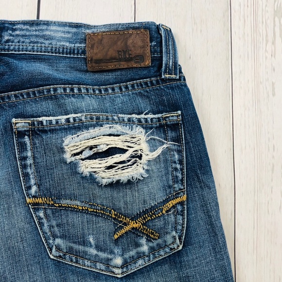 BKE Other - BKE Bryan Straight Factory Destroyed Jeans 36